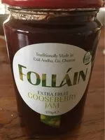 Mängden socker i Follain Jam Extra Fruit, Gooseberry