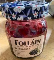 Mängden socker i Folláin Blackberry Jam