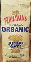 Mängden socker i Flahavans Organic Jumbo Oatflakes