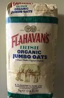 Mängden socker i Irish Organic Jumbo Oats