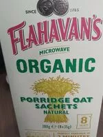 Mängden socker i Flahavans Organic Porridge