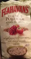 Mängden socker i Flahavan's Real Fruit Porridge With Apples & Raisins, Whole Grain Oats, 21.16-Ounce Bags (pack Of 4)