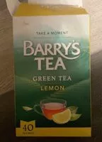 Mängden socker i Barrys tea gren and lemon