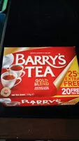 Mängden socker i Barrys Gold Blend Tea Bags 80S Plus 25% Extra Free