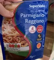 Mängden socker i Grated Parmigiano Reggiano