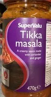 Mängden socker i Tikka masala sauce