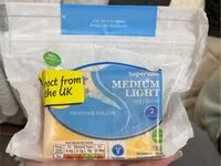 Mängden socker i Red cheese medium light