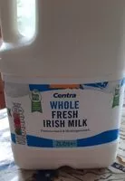 Mängden socker i Whole Fresh Irish Milk