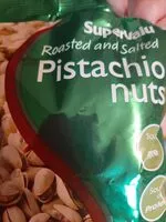 Mängden socker i Roasted and Salted pistachio nuts