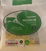 Mängden socker i Medium white chedder cheese