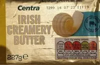 Mängden socker i Irish creamery butter