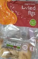 Mängden socker i Dried figs