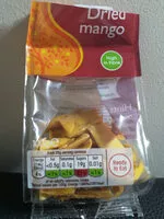 Mängden socker i Dried mango