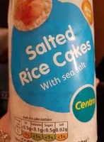 Mängden socker i salted rice cakes with sea salt