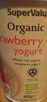 Mängden socker i Organic strawberry yogurt