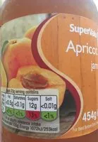 Mängden socker i Supervalu Apricot Jam (454 Grams)