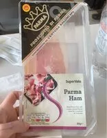Mängden socker i prosciutto di parma
