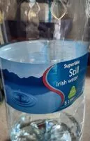 Mängden socker i Irish still water