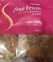 Mängden socker i Multiseed rolls