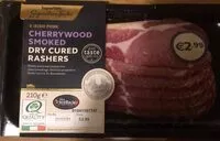 Mängden socker i Charrywood Smoked Dry Cured Rashers