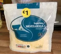 Mängden socker i Mozzarella Cheese (grated)