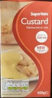 Mängden socker i Supervalu- Custard