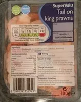 Mängden socker i Tail on king prawns