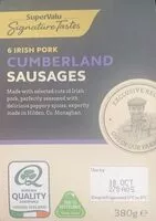Mängden socker i Cumberland Sausages signature tastes
