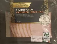 Mängden socker i Traditional crumbed ham