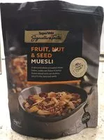 Mängden socker i Fruit, Nut & Seed Muesli