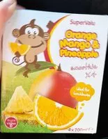 Mängden socker i Orange Mango& Pineapple smoothies