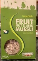 Mängden socker i Fruit Nut & Seed Muesli