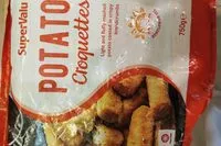 Mängden socker i Potato croquettes