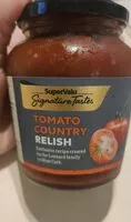 Mängden socker i Tomato Country Relish