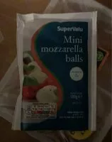 Mängden socker i Mini mozzarella balls