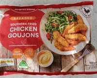 Mängden socker i Southern fried chicken goujons