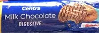 Mängden socker i Centra Milk Chocolate Digestive