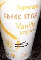 Mängden socker i Greek style vanilla yogurt