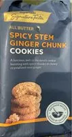 Mängden socker i Spicy stem ginger chunk cookies