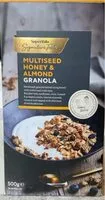 Mängden socker i Multiseed honey & almond granola