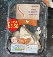 Mängden socker i Roast Chicken Breast