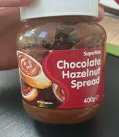 Mängden socker i Chocolate hazelnut spread