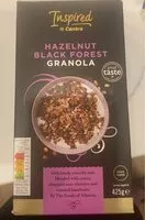 Mängden socker i Hazelnut Black Forest Granola