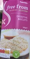 Mängden socker i GF digestive biscuits