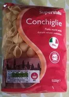 Mängden socker i Conchiglie