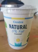 Mängden socker i Natural 0% Fat Yogurt