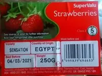 Mängden socker i Strawberries