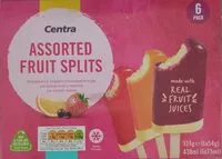 Mängden socker i Assorted Fruit Splits