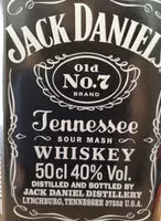 Mängden socker i Jack Daniels Tennessee Sour Mash Whiskey