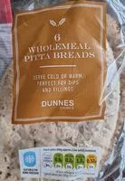 Mängden socker i Wholemeal Pitta Breads